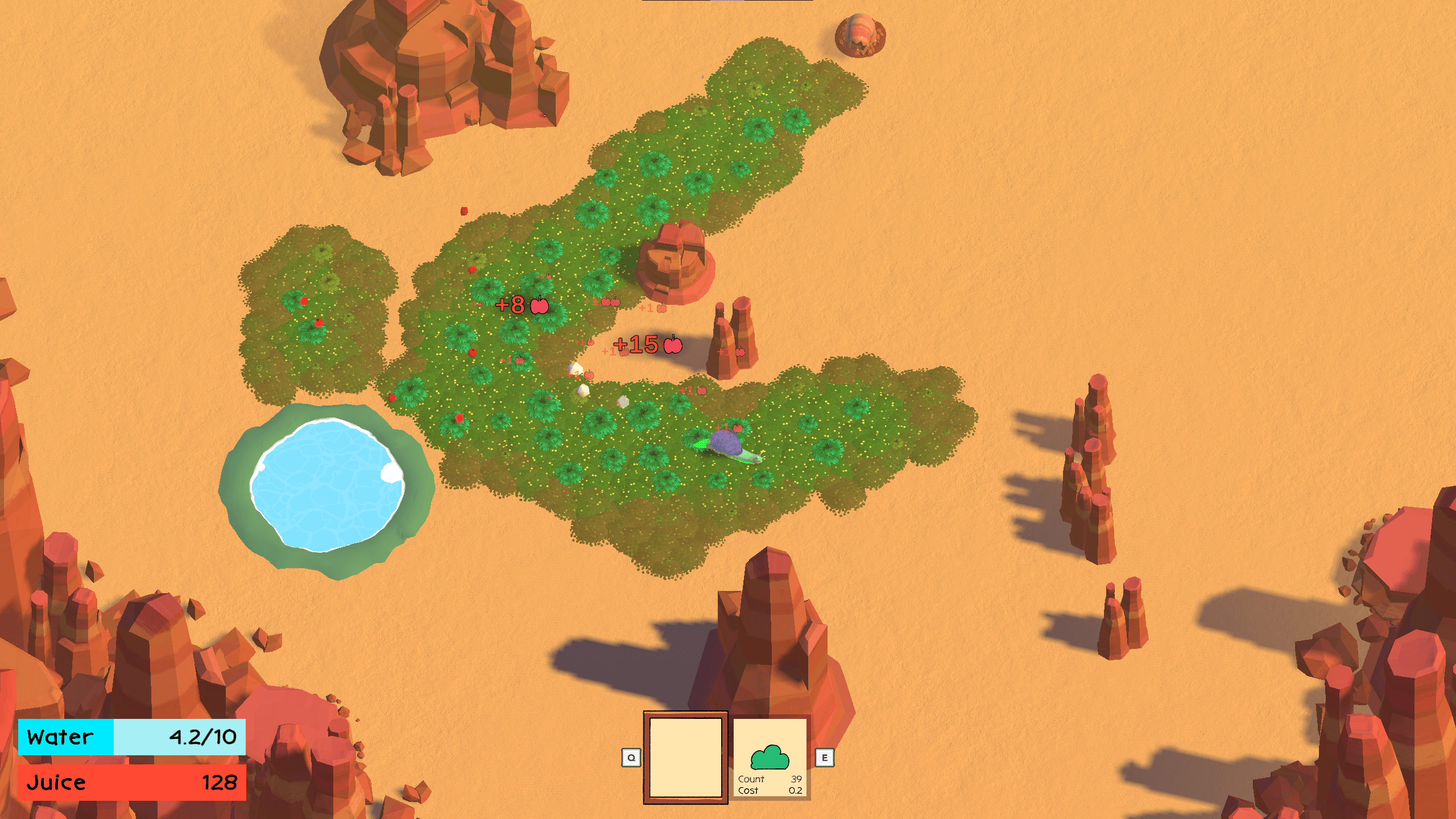 Growing bushes: early game Growing bushes: early game